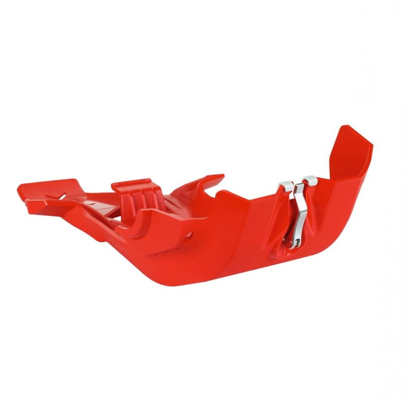 Osłona silnika Polisport Fortress Skid Plate Honda CRF 250R '22-'23: CRF 450R '21-'23 czerwona