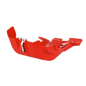 Osłona silnika Polisport Fortress Skid Plate Honda CRF 250R '22-'23: CRF 450R '21-'23 czerwona