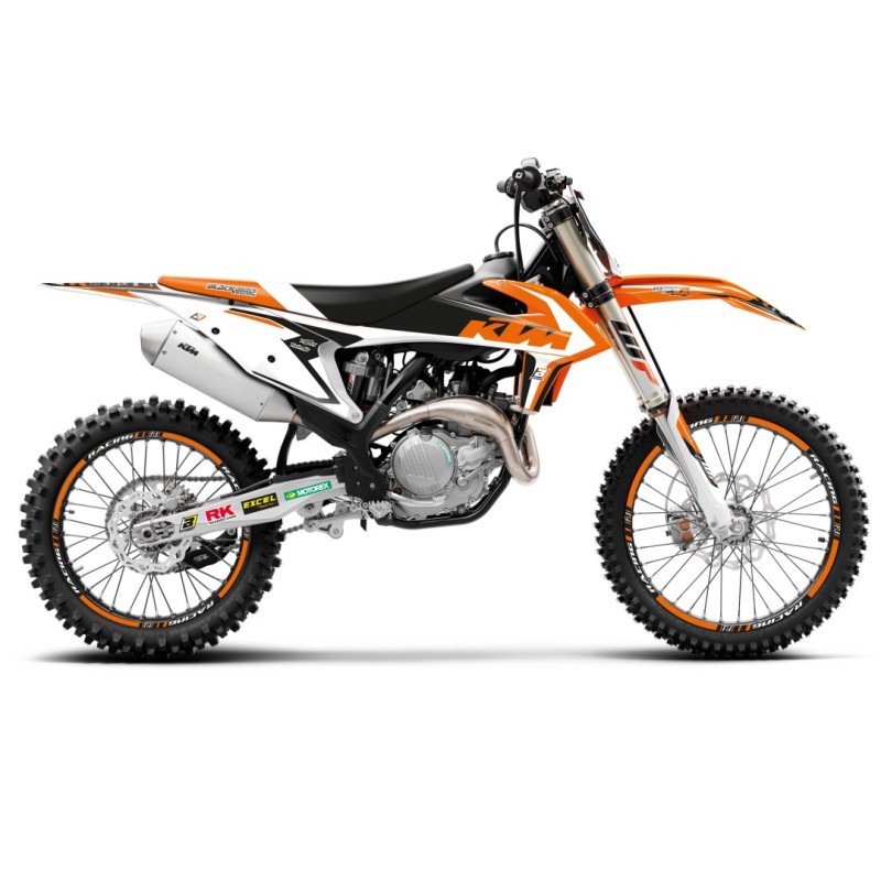 Blackbird Komplet Naklejek + Pokrowiec Poszycie na Siedzenie KTM SX/SX-F '19-'22, EXC/EXC-F '20-'23 Dream 4 Kolor P