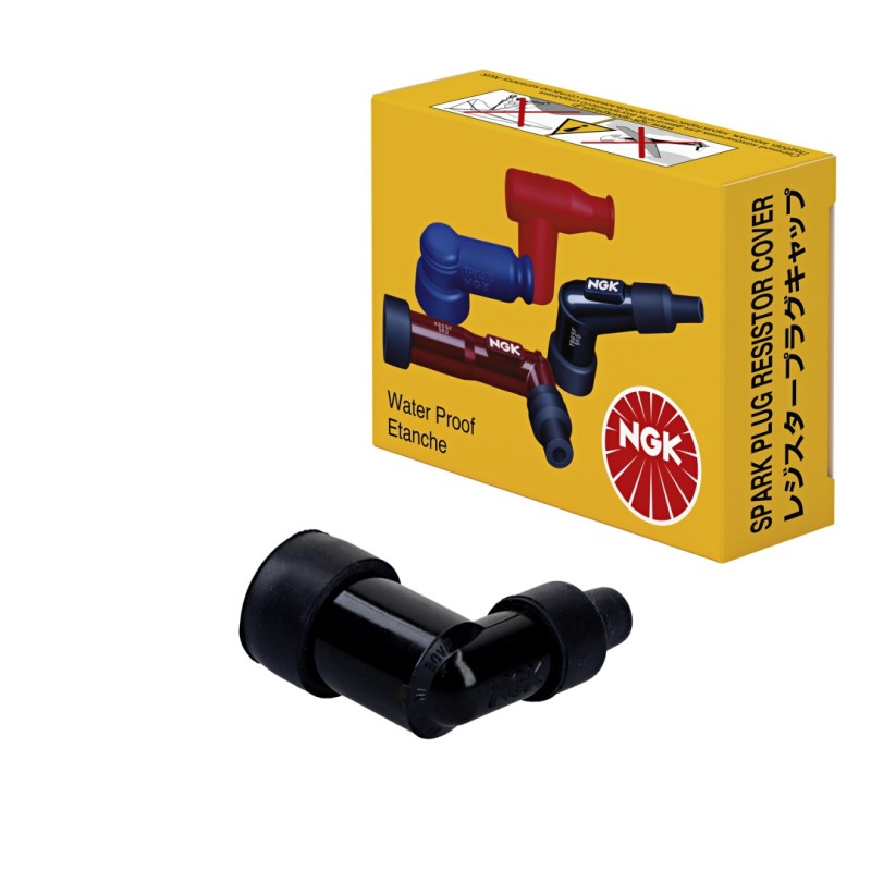 NGK Fajka na świecę (nr 8710) kątowa (90) kolor czarny