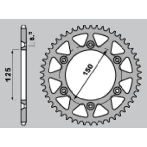GROSSKOPF PROMOCJA ZĘBATKA TYLNA STALOWA ULTRALIGHT / SAMOCZYSZCZĄCA 899 52 KTM SX/SXF/SX-F/EXCF/EXC-F/EXC/LC4/S