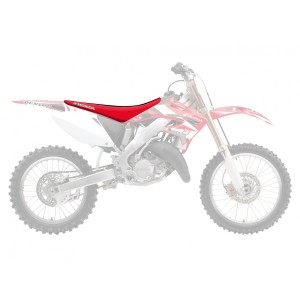 BLACKBIRD SIEDZENIE KOMPLETNE HONDA CR 125/250 '02-'07; CRF 450R '02-'04 STANDARD DOUBLE GRIP 3 KOLOR CZERWONY