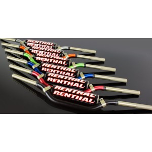 Renthal Kierownica 1,1/8 cala (28,6mm) MX Twinwall 918 Handlebar Black CR High/Ricky Johnson Padded