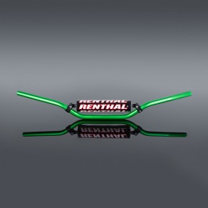Renthal Kierownica 7/8 cala (22mm) Zielony - Kierownica motocrossowa z gąbką