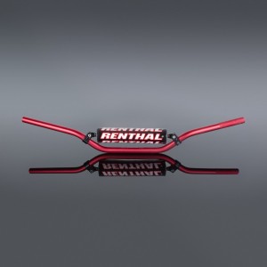 Kierownica Renthal 7/8 cala MX Handlebar Red RC Padded - Czerwona z Gąbką