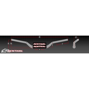 renthal kierownica 1,1/8 cala (28,6mm) mx twinwall 997 handlebar green cr/crf 04-13 kx/kxf 06-13 padded kolor zielony z gąbką