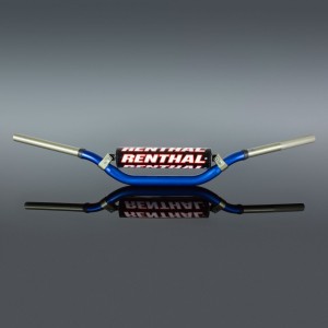 Kierownica Renthal 1,1/8 cala MX Twinwall 998 niebieska z gąbką