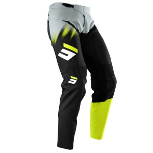 Spodnie moto Devo Versus grey czarno-szare-żółte rozmiar 26 - Wyprzedaż Shot Racing