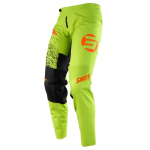 Wyprzedaż spodnie moto dziecięce/junior Devo Kid Roll Green Orange