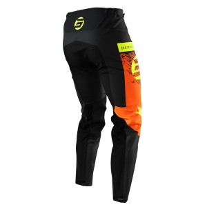 Spodnie moto dziecięce/junior SHOT RACING DEVO KID ROLL pomarańczowo-żółto-czarne rozmiar 4/5