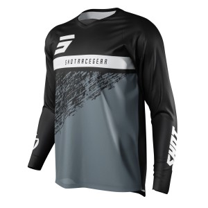 SHOT RACING WYPRZEDAŻ KOSZULKA MOTO DEVO ROLL BLACK - rozmiar XL