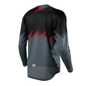 Wyprzedaż Koszulka Moto Devo Versus Black Red Szary/Czarny/Czerwony Rozmiar L