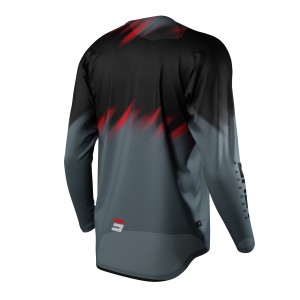 Wyprzedaż koszulka moto Devo Versus Black Red szary/czarny/czerwony rozmiar XL