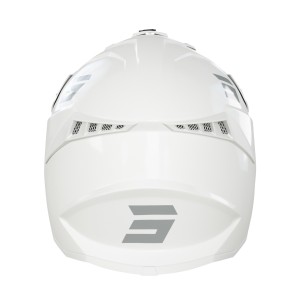 Kask moto SHOT RACING LITE SOLID WHITE GLOSSY 2.0 - Biały błyszczący, rozmiar L