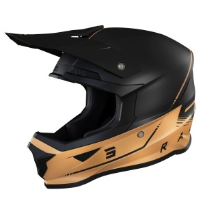 Kask moto SHOT RACING FURIOUS RAW 3.0 czarny/brązowy mat rozmiar L - wyprzedaż