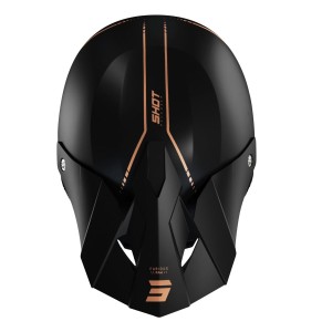 Kask moto SHOT RACING FURIOUS RAW 3.0 czarny/brązowy mat rozmiar L - wyprzedaż