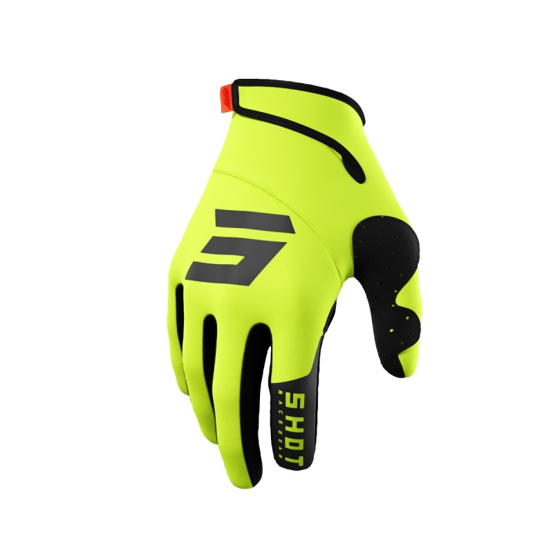 Rękawice Softshell Zimowe Trainer 2.0 Neon Yellow - Rozmiar 09