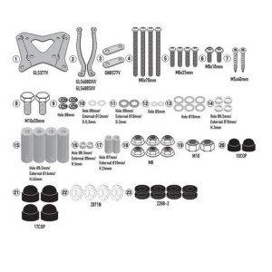 Mocowanie szyby KAPPA 2025/04 do SEAT MÓ 125 '22-'25