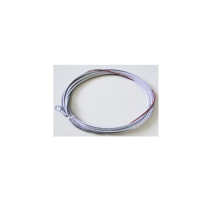 Bronco lina stalowa do wyciągarki 4500lbs 15.2m 5.5mm