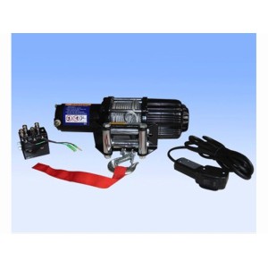 BRONCO Wyciągarka 4500lbs (2041kg) | Lina syntetyczna 5.5mm x 15.5m | Pilot