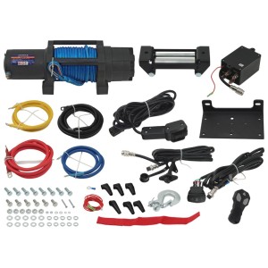 Wyciągarka Bronco 6000lbs z syntetyczną liną 6mm x 15.2m, pilot