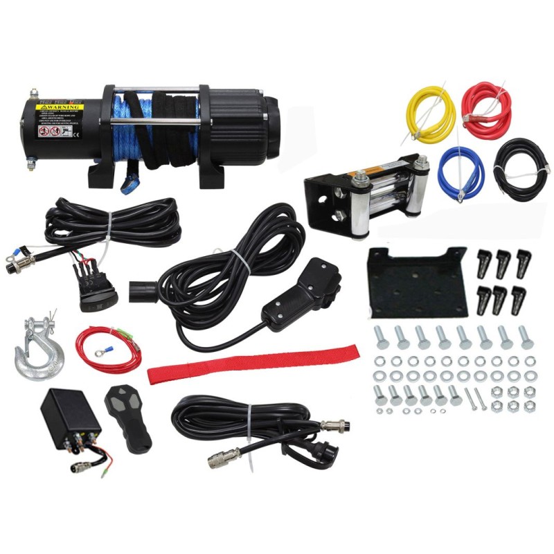 Wyciągarka BRONCO 5000lbs z syntetyczną liną 5.5mm x 15.2m