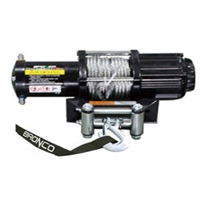 BRONCO Wyciągarka 5000lbs (2268kg) - Lina stalowa 5.5mm x 15.2m, pilot