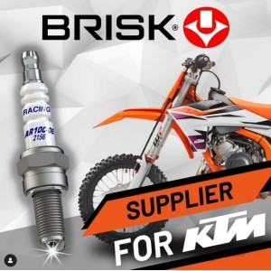 Świeca zapłonowa BRISK Racing AR10C-OE do KTM 50 SX, SX 65, 85 SX, Husqvarna TC 50/65/85