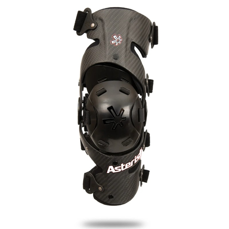 Asterisk Ortezy stawu kolanowego (para) model Carbon Cell 1.2 kolor czarny/carbon rozmiar L