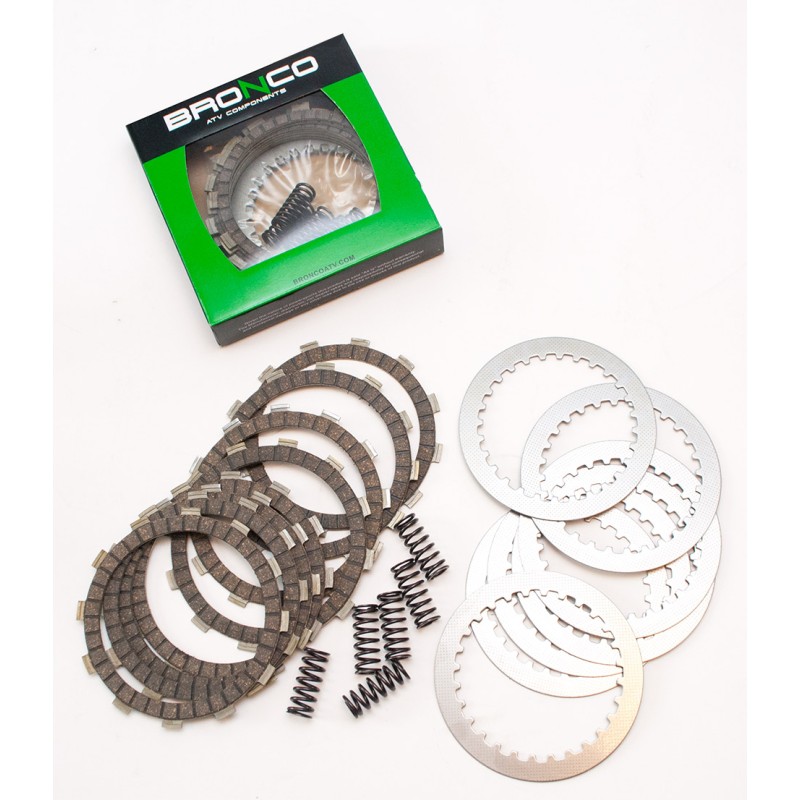 BRONCO TARCZE, PRZEKŁADKI I SPRĘŻYNY SPRZĘGŁOWE YAMAHA YFM350 RAPTOR 04-12