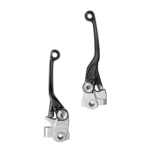 MOTO-MASTER ZESTAW DŹWIGNIA SPRZĘGŁA I HAMULCA (NIEŁAMKI) KUTE GASGAG/HUSQVARNA/STARK VARG (BRAKTEC) KOLOR CZERWONY