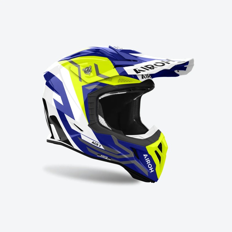 AIROH PROMOCJA KASK CROSS / ENDURO / ATV / QUAD AVIATOR ACE 2 GROUND YELLOW GLOSS - Rozmiar XL
