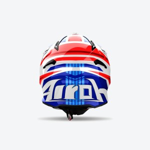 AIROH PROMOCJA KASK CROSS / ENDURO / ATV / QUAD AVIATOR ACE 2 PROUD KOLOR BIAŁY/NIEBIESKI/CZERWONY ROZMIAR XL