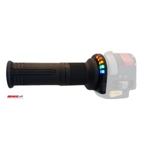 Manetki podgrzewane KOSO 22mm/25mm 120mm 5 poziomów grzania