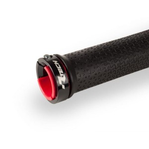 RACETECH (RTECH) MANETKI ROWEROWE R20 LOCK-ON - KOLOR SZARY