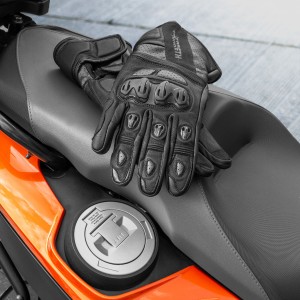 GARETH RĘKAWICE SKÓRZANE DŁUGIE MODEL TOURING KOLOR CZARNY ROZMIAR XL