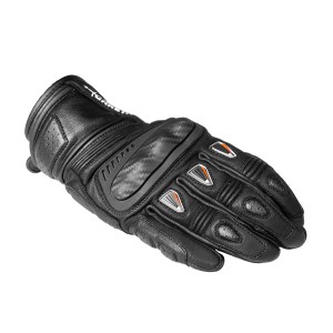 Gareth Rękawice Skórzane Krótkie Model Speed Kolor Czarny Rozmiar L