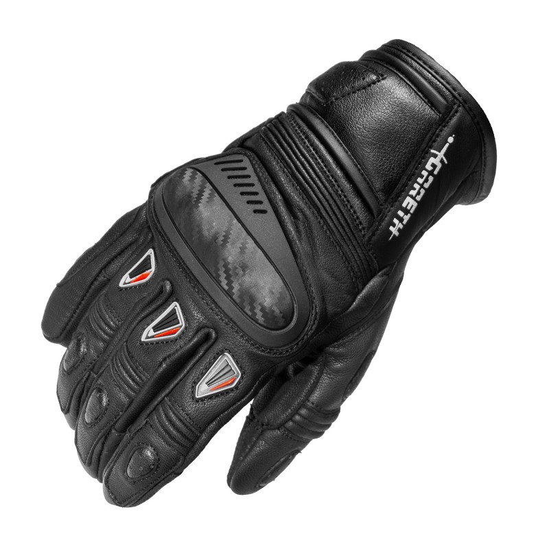 Gareth RĘKAWICE SKÓRZANE KRÓTKIE MODEL SPEED KOLOR CZARNY ROZMIAR XL