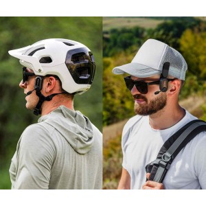 SENA 2025/07 INTERKOM UNIWERSALNY BIKOM 20 BLUETOOTH 5.2, MESH 3.0 DO 800M MOCOWANY NA PASKU ( 2 ZESTAWY ) (EL)