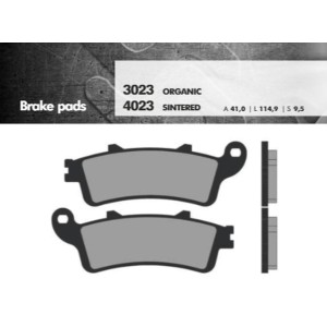 BRENTA KLOCKI HAMULCOWE KH281 / KH261 SPIEK METALICZNY (ZŁOTE)