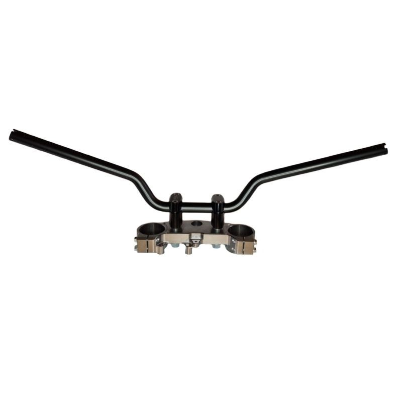 Kierownica stalowa Kawasaki Z 650 (2017-) czarna - BIKETEC