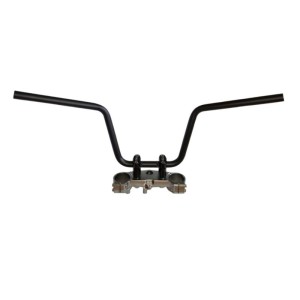 Kierownica stalowa do Suzuki 650 Burgman (2002-2018) - kolor czarny