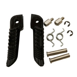 Zestaw podnóżków kierowcy do Suzuki GSXR 600/750/1000 '01-12, kolor czarny