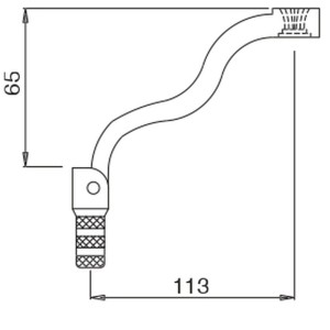 Dźwignia zmiany biegów aluminiowa KTM EXC 250/300 '05-