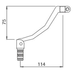 Dźwignia zmiany biegów Yamaha YZ/WR 250/450F '04- | Sklep motocyklowy