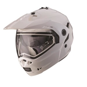 Kask Caberg Tourmax biały metalik rozmiar XS - wyprzedaż, szczękowy, Flip-Up, Pinlock
