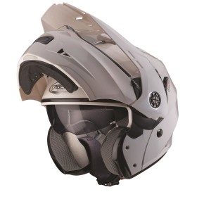 Kask Caberg Tourmax biały metalik rozmiar XS - wyprzedaż, szczękowy, Flip-Up, Pinlock