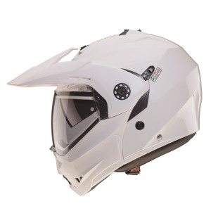 Kask Caberg Tourmax biały metalik rozmiar XS - wyprzedaż, szczękowy, Flip-Up, Pinlock