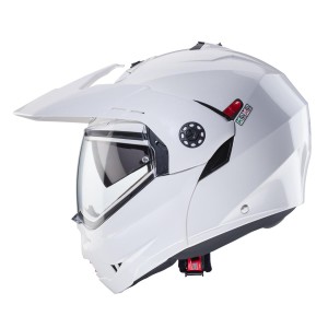 Kask szczenowy Caberg Flip-Up Enduro Tourmax X biały połysk rozmiar L
