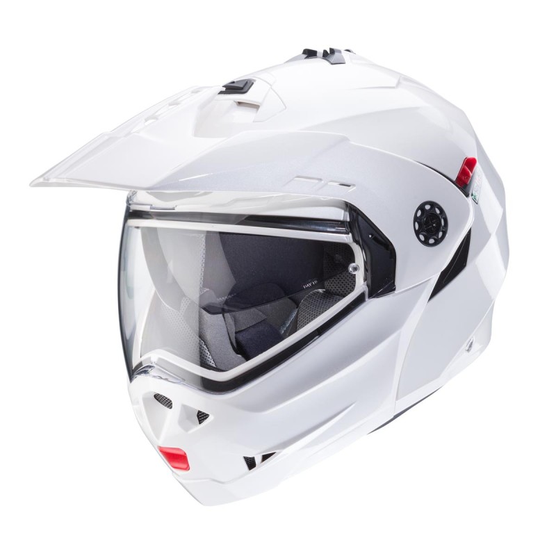 Kask szczękowy Caberg Tourmax X biały połysk rozmiar S - Pinlock w zestawie